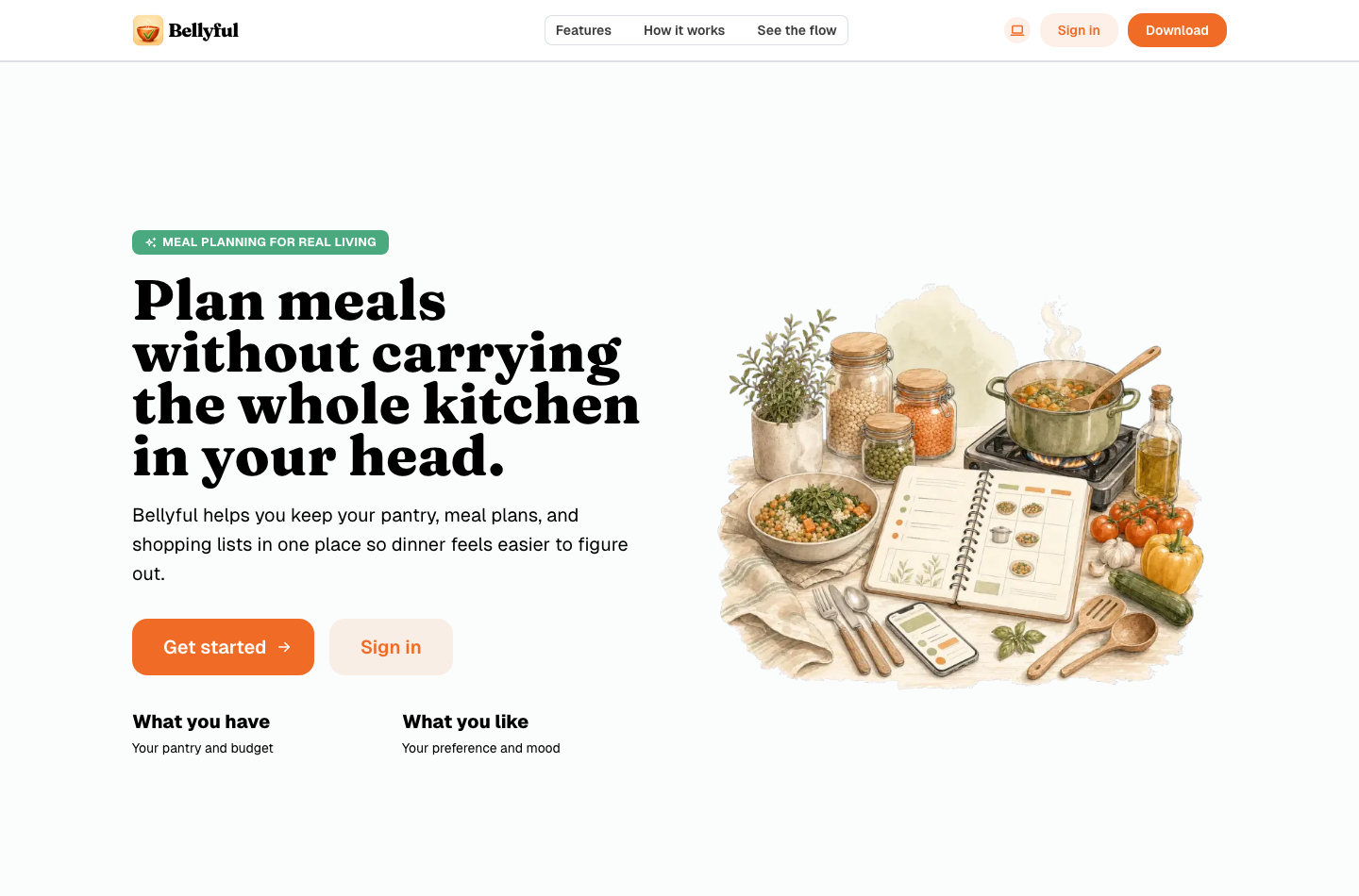 Bellyful - Cross-Platform Meal Planning App — figure 8