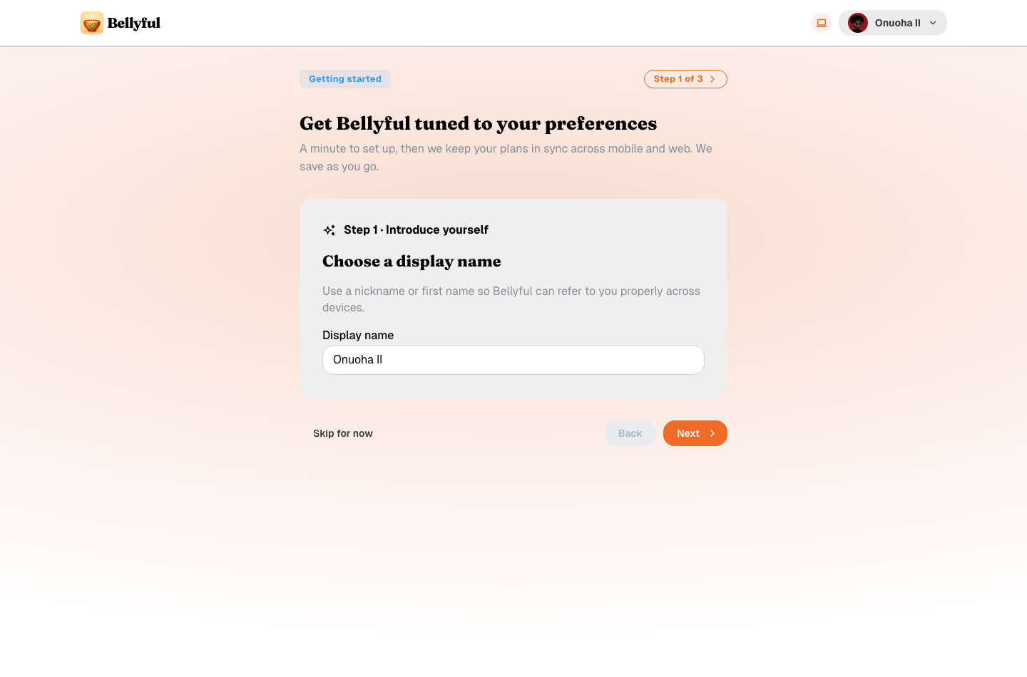 Bellyful - Cross-Platform Meal Planning App — figure 7