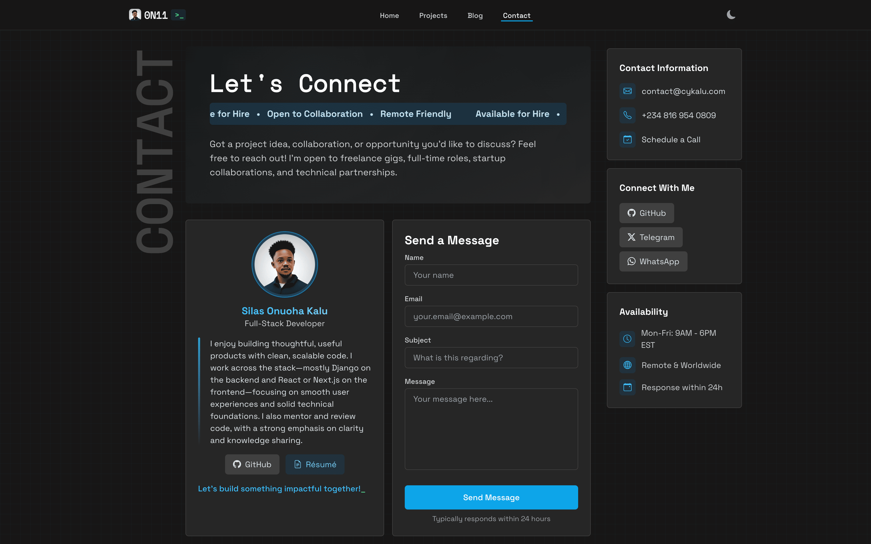 Personal Portfolio Website — figure 13