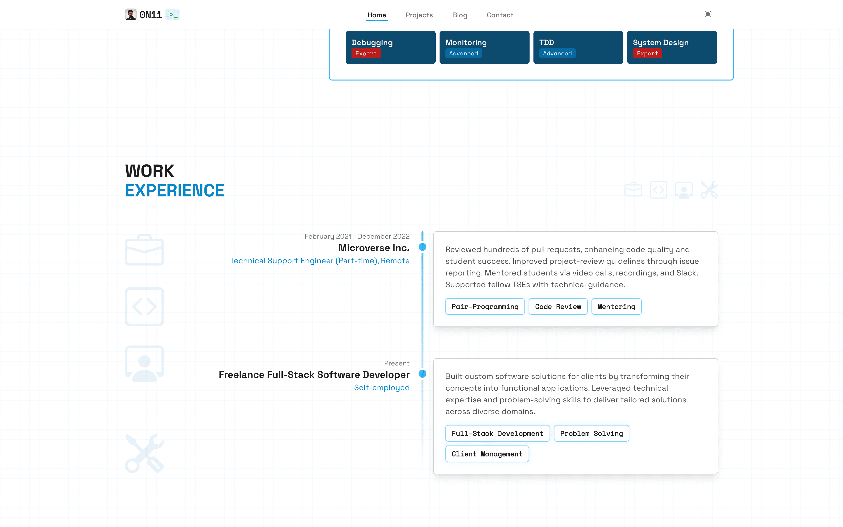 Personal Portfolio Website — figure 7