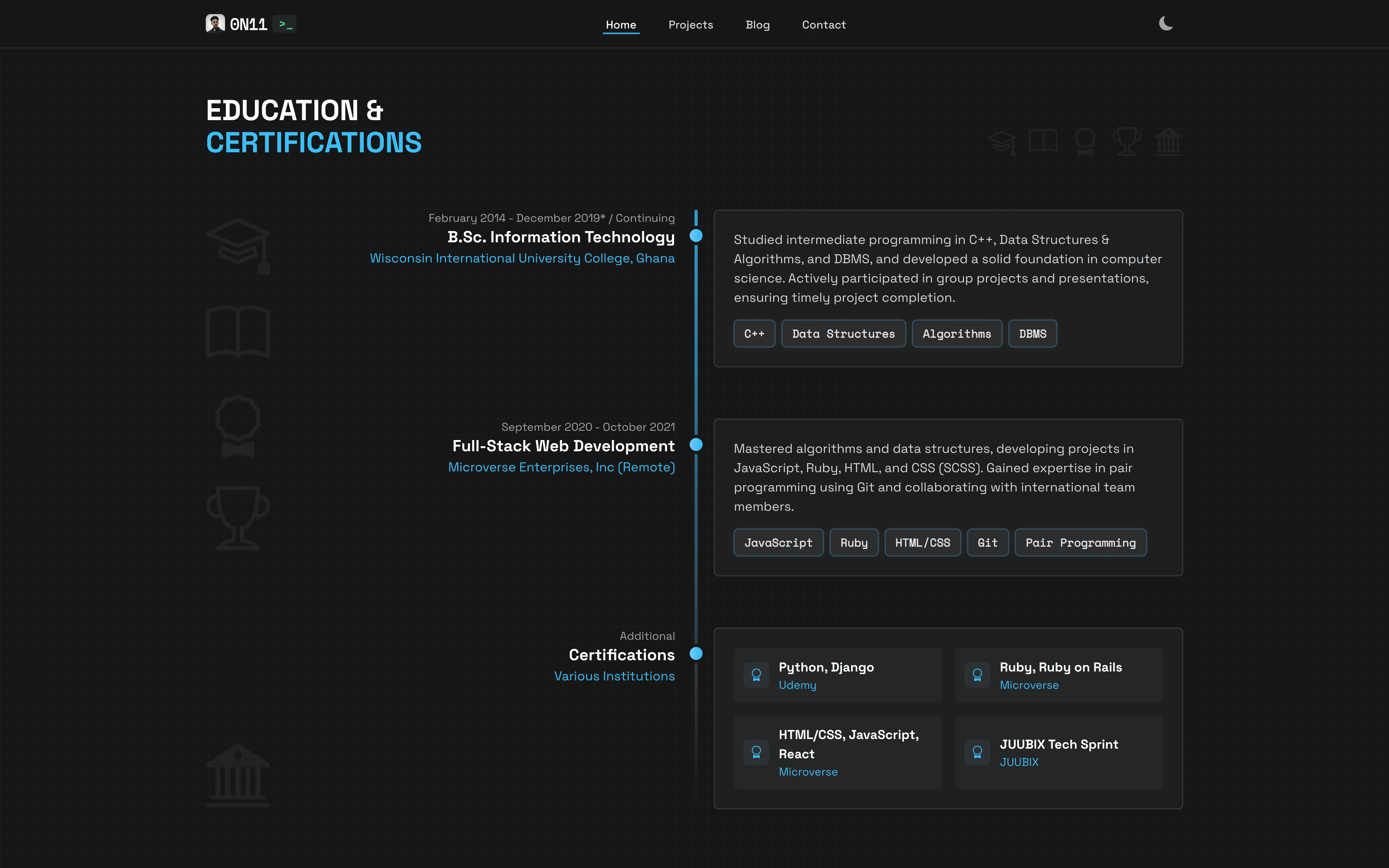Personal Portfolio Website — figure 8
