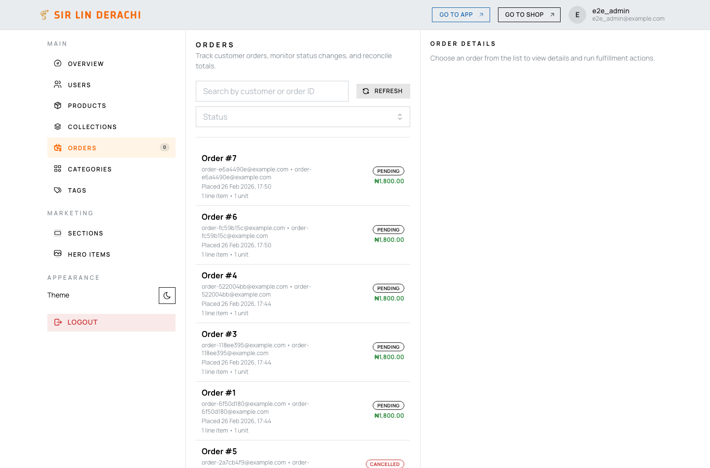 SIR LIN DERACHI - Fashion Ecommerce Platform — figure 6