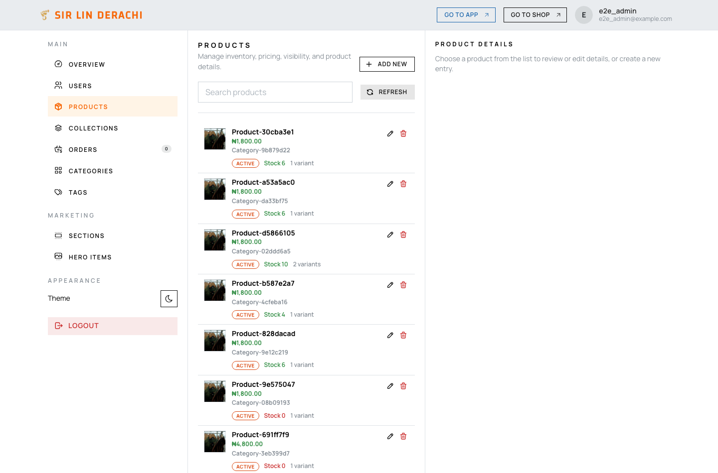 SIR LIN DERACHI - Fashion Ecommerce Platform — figure 5